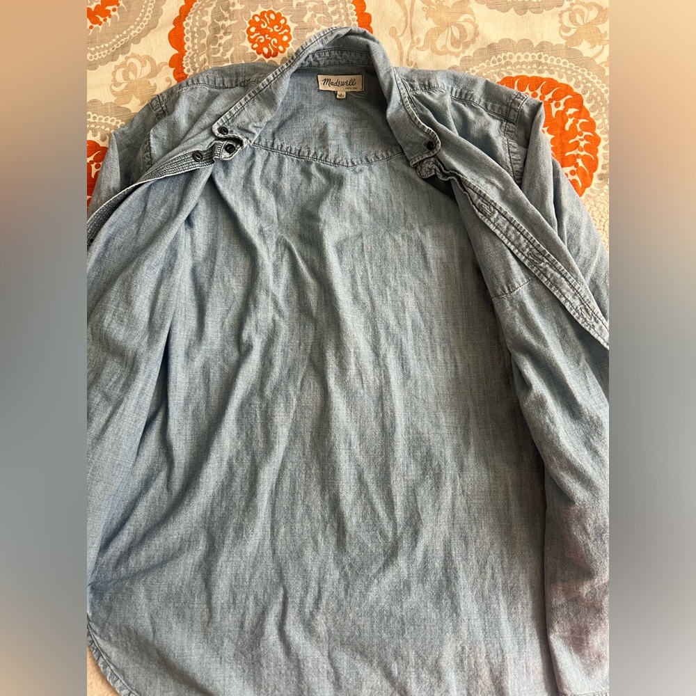 Madewell Blue Denim Textile - Picture 5 of 7